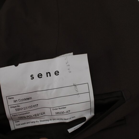 Sene Sport Coat Mens 50 FlexTech Single Breasted Two Button Double Vented olive - Picture 11 of 13